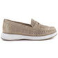 Women's openwork golden lords shoes Sergo Leone MK098H LEONE