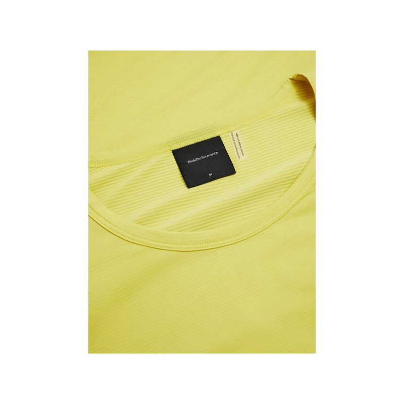 PEAK PERFORMANCE M Trail Shortsleeve T-shirt, yellow