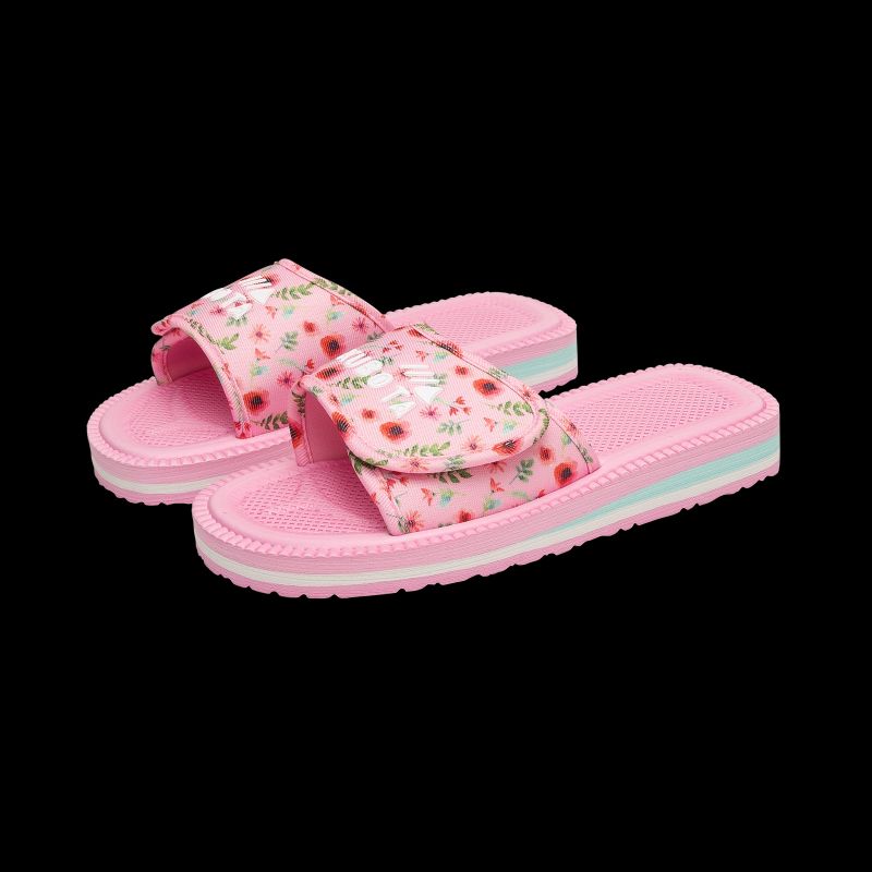Kubota Velcro Flip Flops Multicolor Floral Pink K25SS-100-001-28-1 *Kategoria tymczasowa Your Sports Performance
