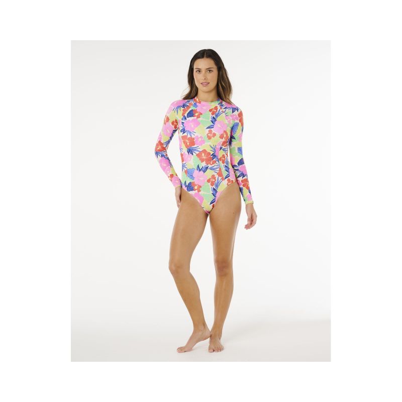 Women's RIP CURL Party Wave Upf Surf Suit multicolor