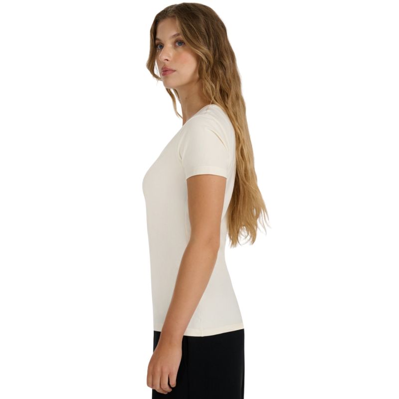 Women's T-shirt 4F F2969 cream 4FWAW25TTSHF2969 12S In preparation Your Sports Performance