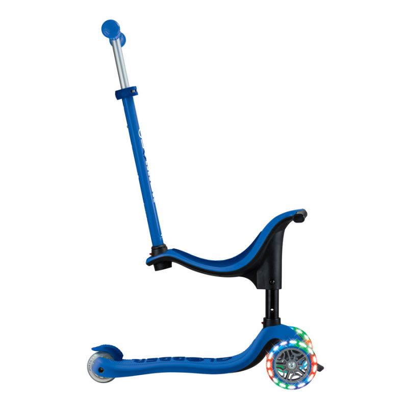 Scooter with seat GO•UP SPORTY LIGHTS (452-600-4 S) Accessories/Skating/Hulajnogi/Traditional/For kids/Globber Your Sports Performance