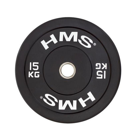 HMS BLACK BUMPER Olympic plate 15 kg BBR15 Accessories/Training equipment Your Sports Performance