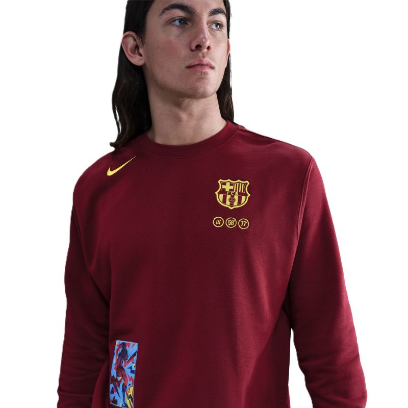 Nike FC Barcelona Club Crew sweatshirt FZ1259-677 Clothing Your Sports Performance