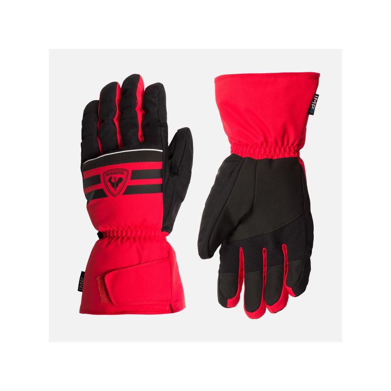 Rossignol Tech Impr Gloves Red Import z PMSport Your Sports Performance