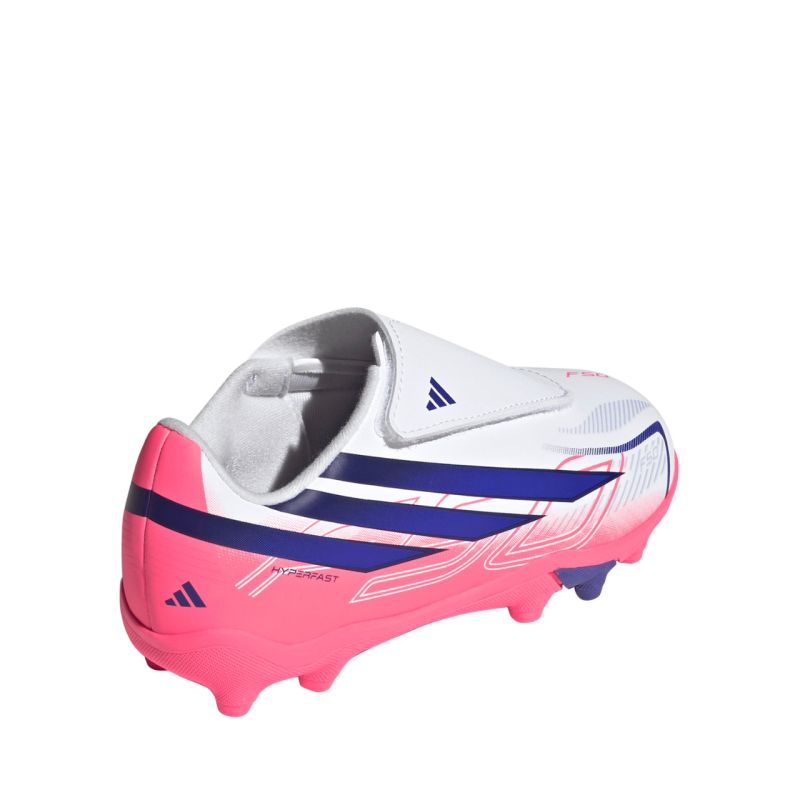 adidas F50 Hyperfast Club Velcro FG/MG KK1345 Kids' Soccer Shoes