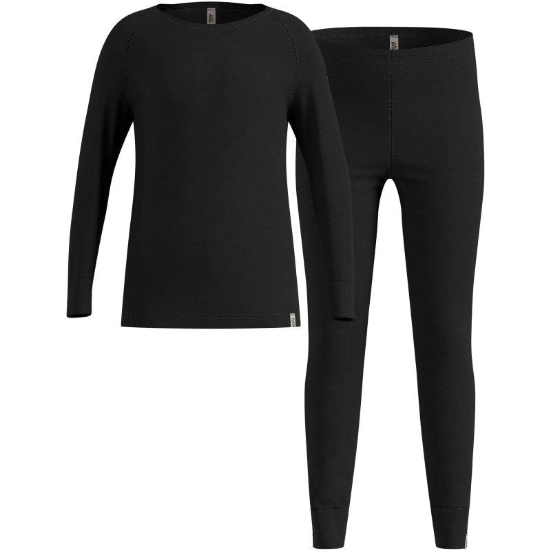 Odlo Set long MERINO 200 KIDS size 1464m Black Odzież militarna/Bielizna termoaktywna Your Sports Performance