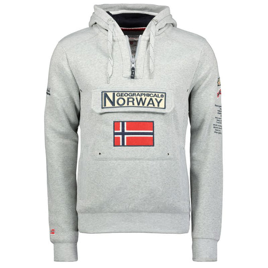 Geographical Norway sweatshirt 3/4 007 M WR059H/GN B-Grey Clothing/Outdoor/Geographical Norway Your Sports Performance