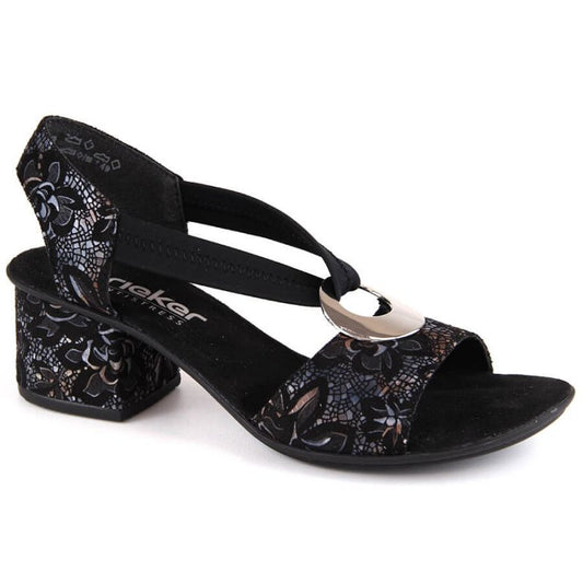 Comfortable Rieker W RKR679 black sandals Footwear/Lifestyle/Rieker Your Sports Performance