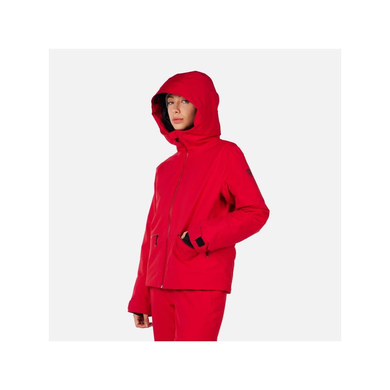 ROSSIGNOL W ROCHRUN INSULATED JKT women's ski jacket red