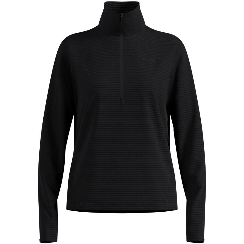 Women’s Odlo ESSENTIAL THERMAL Mid Layer 1/2 Zip Top Black