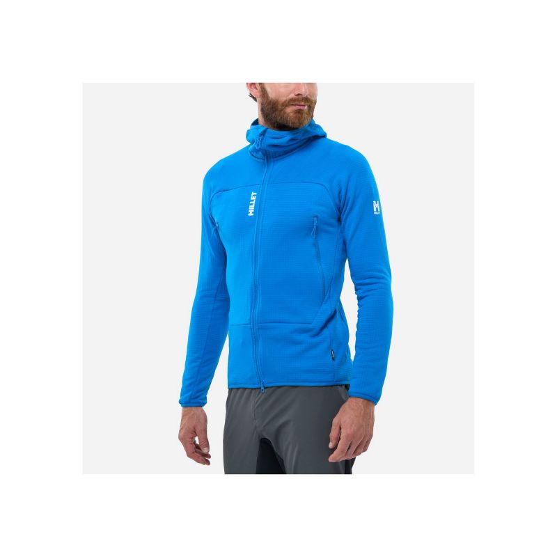 MILLET Fusion Grid Hoodie M blue
