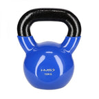 Vinyl Kettlebell 10 kg navy blue HMS KNV10 In preparation Your Sports Performance