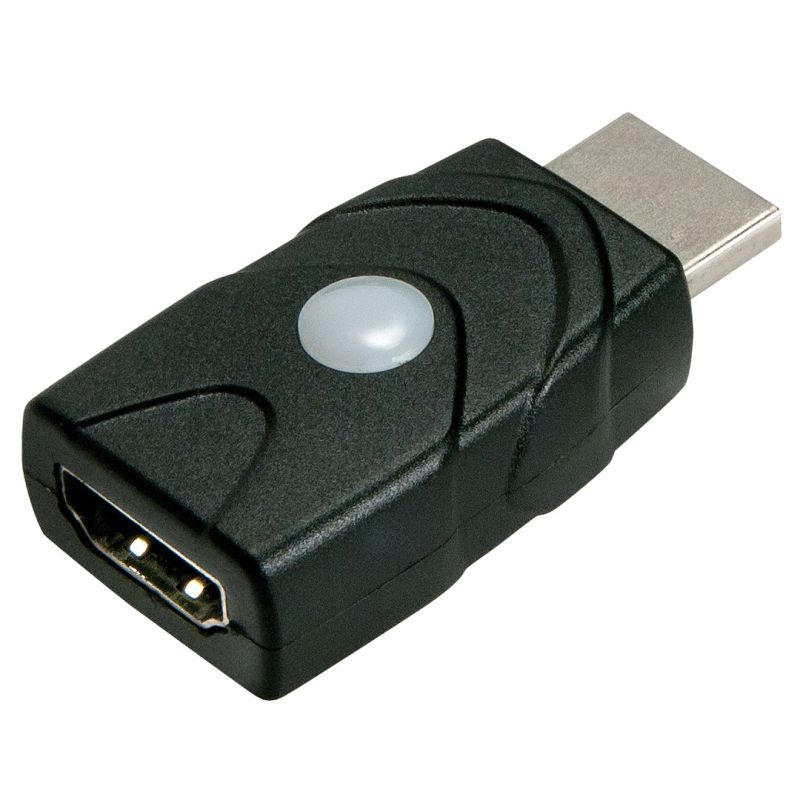 Lindy 32114 Gender Changer / HDMI Cable Type A Black Kable i adaptery/Adaptery, przejściówki Your Sports Performance