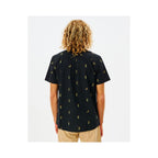 RIP CURL Hula Breach S/S Shirt Black