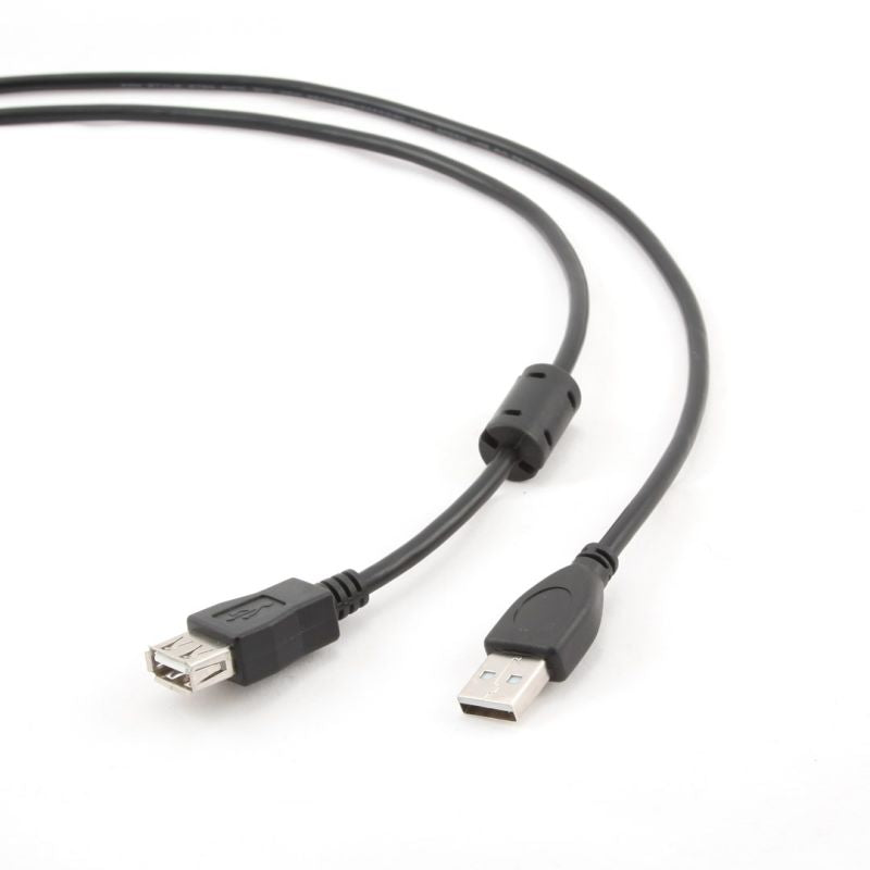 GEMBIRD CCP-USB2-AMAF-6 cable (USB 2.0 type AF - USB 2.0 type BM; 1.8m; black) Kable i adaptery/Kable USB Your Sports Performance