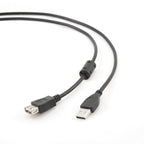 GEMBIRD CCP-USB2-AMAF-6 cable (USB 2.0 type AF - USB 2.0 type BM; 1.8m; black) Kable i adaptery/Kable USB Your Sports Performance