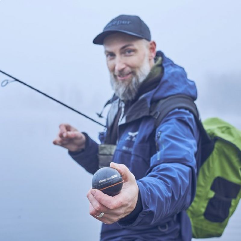 Deeper Pro + 2.0 echosounder Import z Action/Łowiectwo i wędkarstwo/Sonary i echosondy Your Sports Performance
