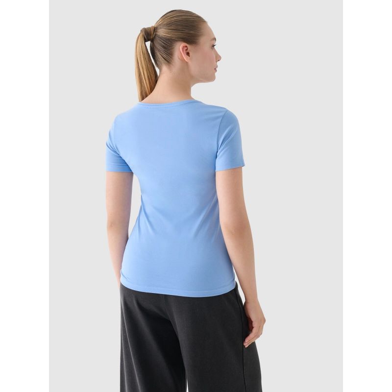 Women's slim T-shirt with print 4F 4FWMM00TTSHF1846-32S *Kategoria tymczasowa Your Sports Performance