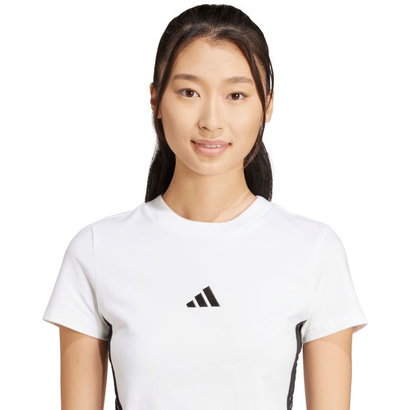 adidas Essentials 3-Stripes Slim Baby W T-Shirt JE1239 Clothing/Lifestyle/T-shirts Adidas