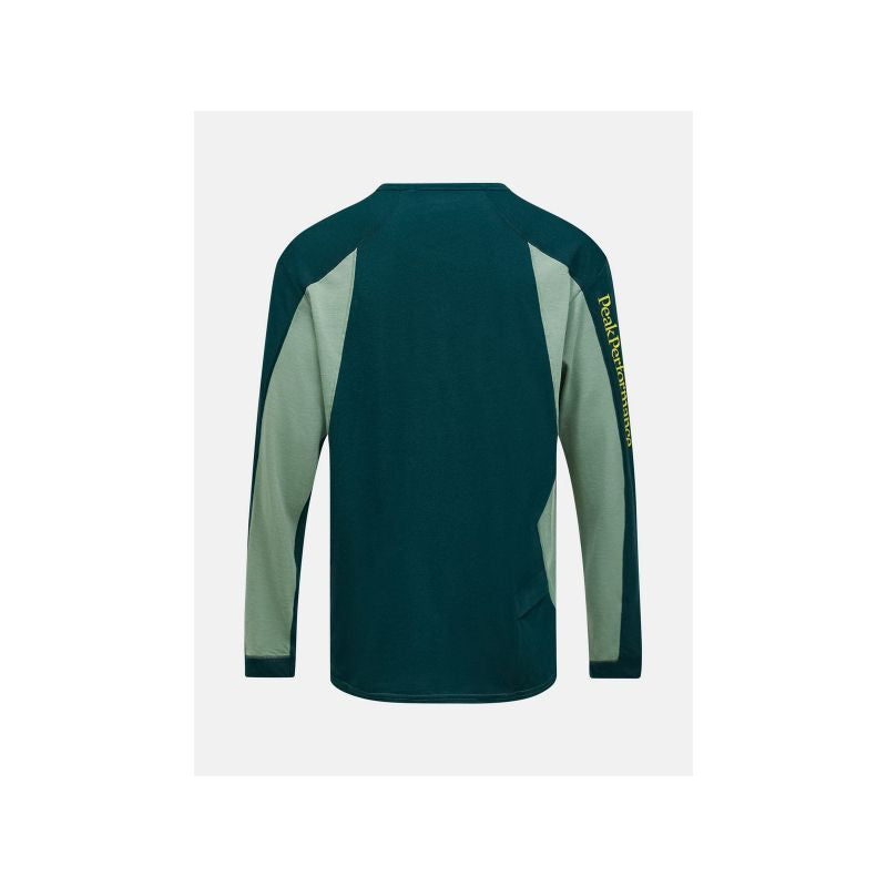 PEAK PERFORMANCE M Trail Wool-Blend Longsleeve T-shirt, green