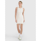Women's ribbed knit mini dress 4F 4FRSS25TDREF188-11S *Kategoria tymczasowa Your Sports Performance