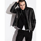 Armani Exchange Men's Stand-Up Collar Leather Jacket (8NZB08-ZNAAZ-1200) In preparation Your Sports Performance
