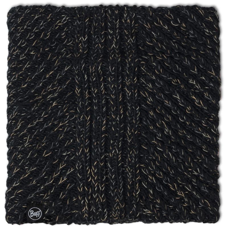 BUFF KNITTED & FLEECE NECKWARMER AKNA BLACK Bandana