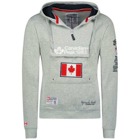 Canadian Peak GALAPAGOS BGREY CP MEN 054 POP sweatshirt (RBMWW3826H/CP-GRIS MÉLANGÉ) In preparation Your Sports Performance