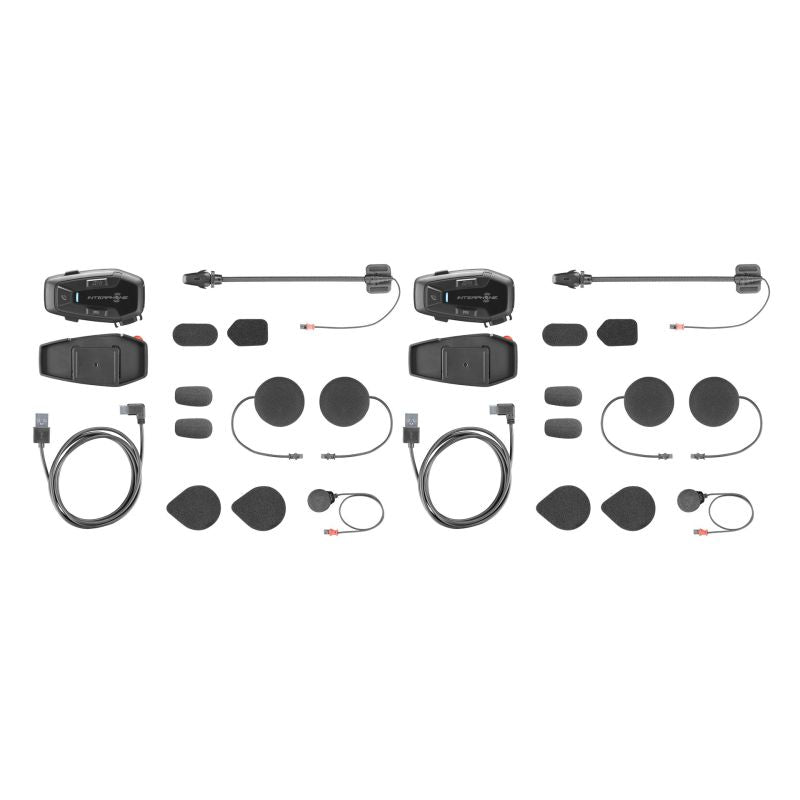 INTERPHONE U-COM 7R motorcycle intercom, set for 2 helmets In preparation Your Sports Performance