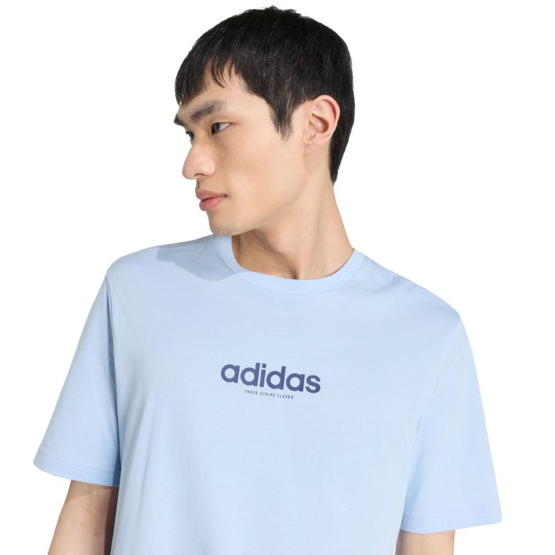 Men's adidas Burger Flavor Graphic T-shirt light blue KT9731