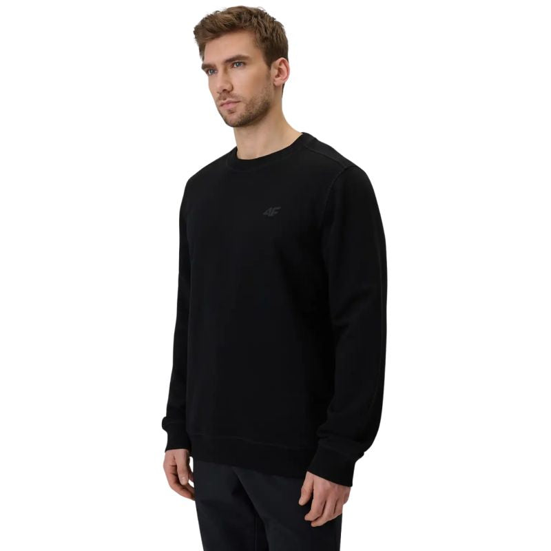 Men's sweatshirt 4F M2549 deep black 4FWMM00TSWSM2549 20S
