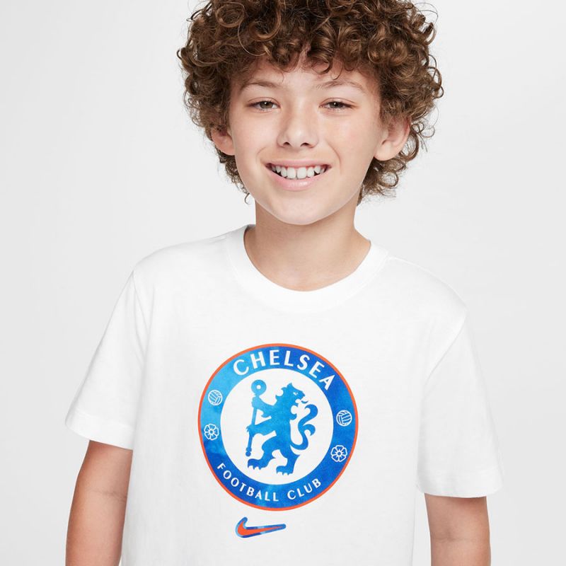 Nike Chelsea FC Crest Tee Jr HM9485-100 Clothing/Football Nike