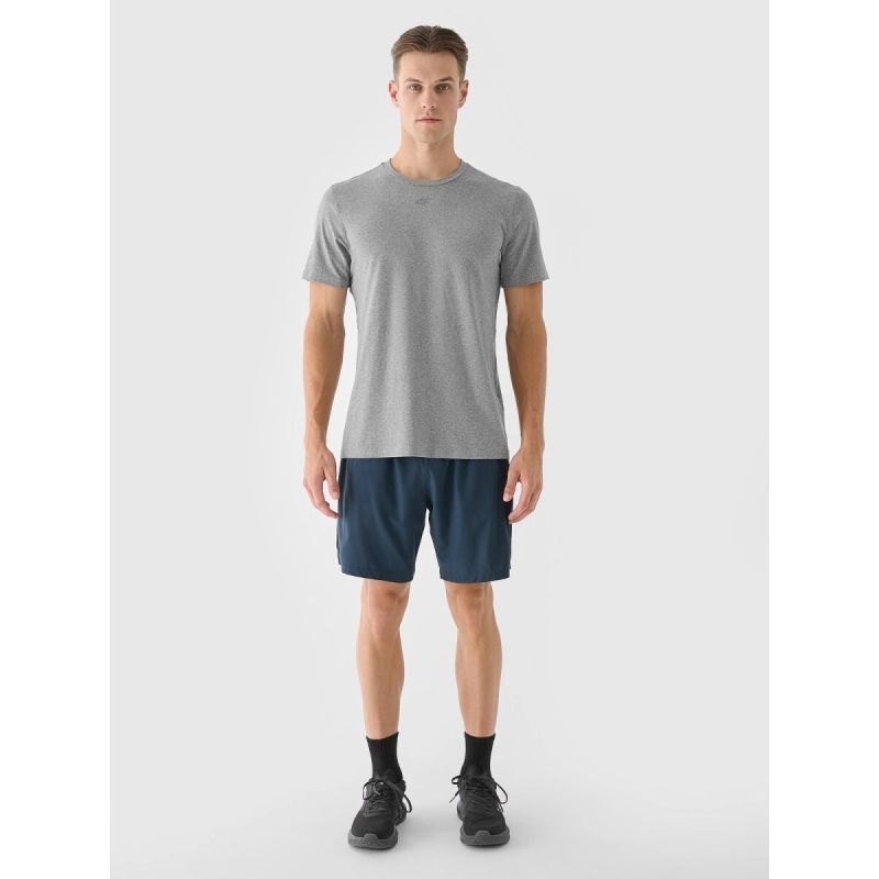 Men's quick-drying regular training T-shirt 4F 4FWAW24TFTSM1003-25M 4f