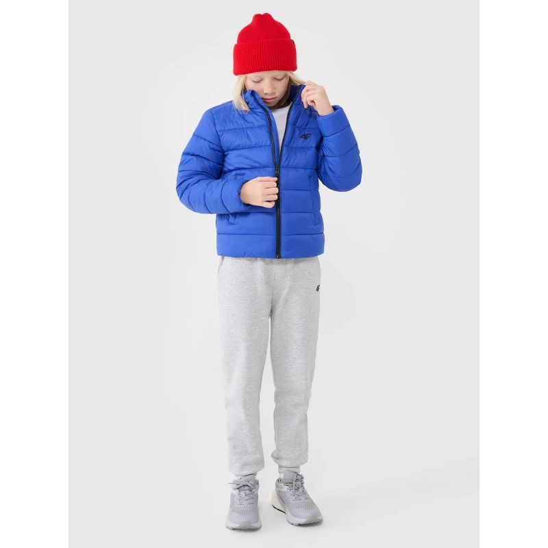 Boy's down jacket with synthetic filling 4F 4FJWSS25TDJAM520-36S *Kategoria tymczasowa Your Sports Performance