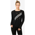 Women's SUPER.NATURAL W KRYSSEDE SKI LS Long-Sleeve Top black