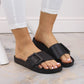 Black beach slippers Big Star W FF274A389 Footwear/Outdoor Your Sports Performance