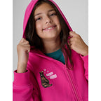 Girls' loose sweatshirt with hood 4F 4FJKAW26TSWSF3137-54S