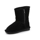 BearPaw Emma Toddler Zipper Jr 608TZ Black Neverwet Shoes Footwear/Outdoor/UGG Your Sports Performance