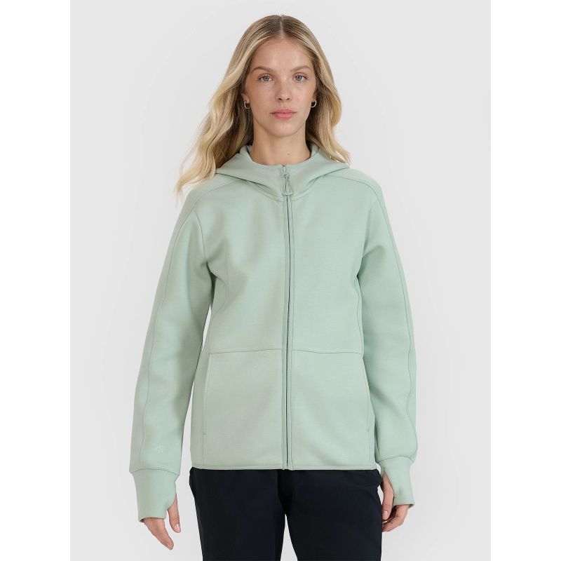 Women's zip-up hooded sweatshirt 4F 4FWSS25TSWSF1561-47S *Kategoria tymczasowa Your Sports Performance