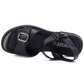 Women's black leather sandals Vinceza 26-62303 Vinceza