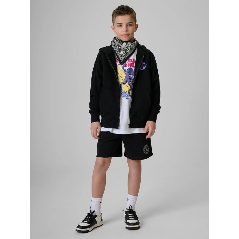 Boy's loose hooded sweatshirt 4F 4FJRSS26TSWSM2934-20S