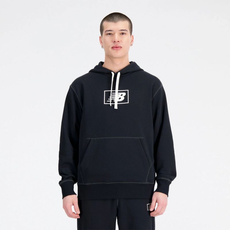 New Balance Essentials Hoodie M MT33508BK Clothing/Outdoor New Balance