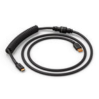 Glorious GMMK Coiled Cable Phantom Black, Spiralkabel, USB-C/USB-A, black Kable i adaptery/Kable USB Your Sports Performance