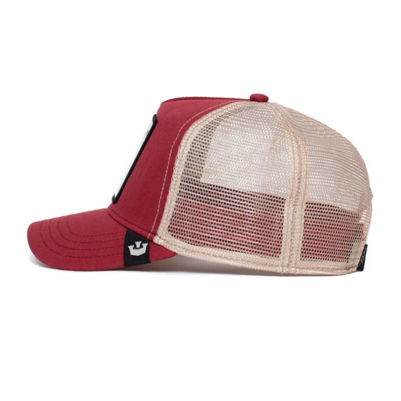 Goorin Bros The Baddest Boy Trucker Cap - 101-0493-RED Odzież/Czapki/Czapki z daszkiem Your Sports Performance