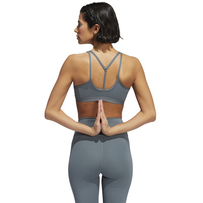 adidas Coreessentials Medium-Support Women's Sports Bra Gray HD7686 In preparation Adidas