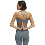adidas Coreessentials Medium-Support Women's Sports Bra Gray HD7686 In preparation Adidas
