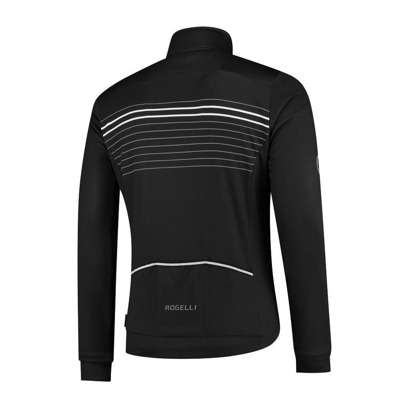 Rogelli KALON jacket black and white S Clothing Your Sports Performance