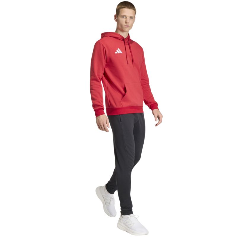 Men's adidas Entrada 26 Hoody red JZ6576 To be categorized Your Sports Performance