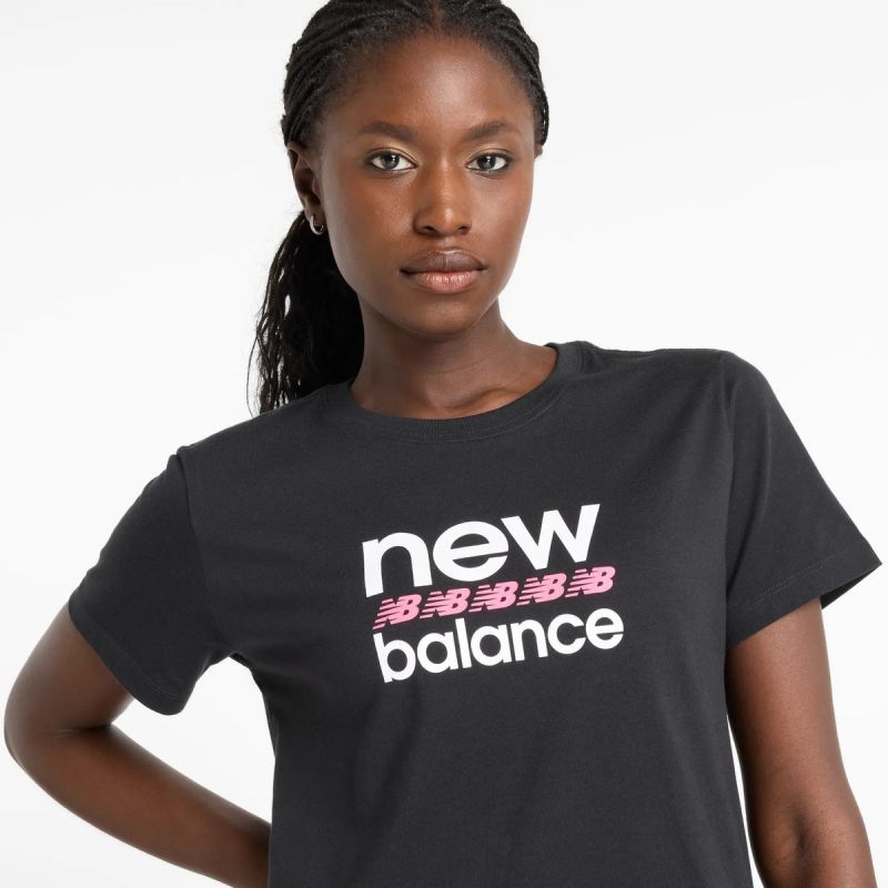 New Balance Sport Graphic T-Shirt W WT51540BK Clothing/Lifestyle/T-shirts/New Balance New Balance